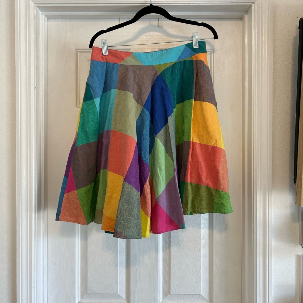 Liz Claiborne Rainbow skirt